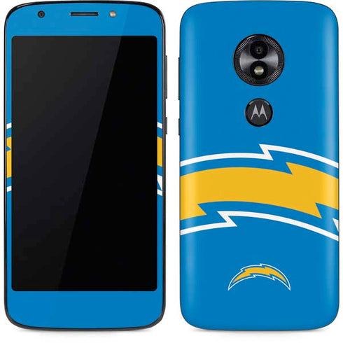 NFL Los Angeles Chargers Large Logo Moto E5 Play Skin